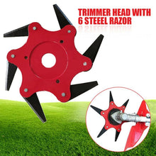 Load image into Gallery viewer, 6-Blade Steel Universal Trimmer Head