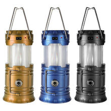 Load image into Gallery viewer, 3 in 1 Solar Camping Lantern