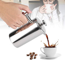 Load image into Gallery viewer, Stainless Steel French Press Coffee Maker
