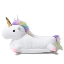 Load image into Gallery viewer, Comfy Magical Unicorn Slippers
