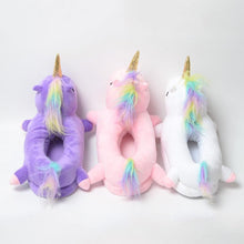 Load image into Gallery viewer, Comfy Magical Unicorn Slippers

