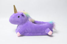 Load image into Gallery viewer, Comfy Magical Unicorn Slippers
