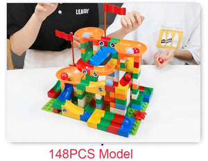 148pcs Marble Run Building Blocks