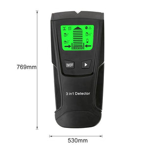 3-in-1 Handheld Metal Detector Stud Finder