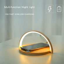 Load image into Gallery viewer, Smart LED Night Light &amp; Qi Wireless Charger
