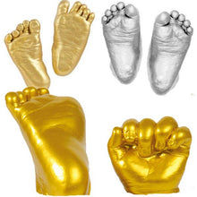 Load image into Gallery viewer, 3D Baby Hand &amp; Foot Print Plaster Casting Kit
